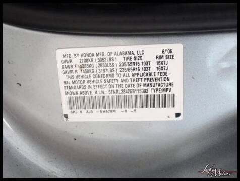 2006 Honda Odyssey EX