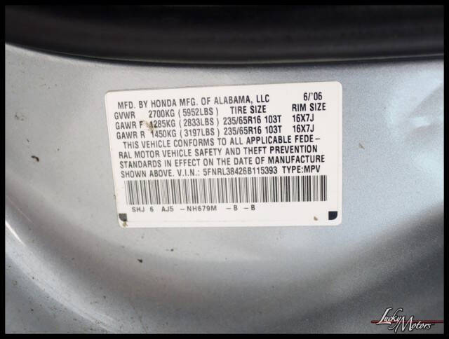 2006 Honda Odyssey EX