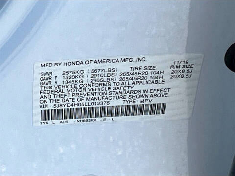 2020 Acura MDX SH-AWD w/Tech w/A-SPEC