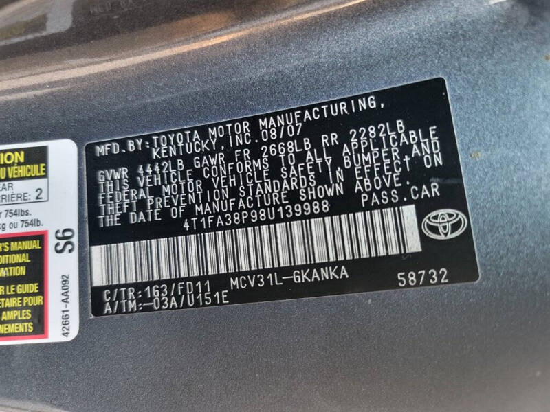 2008 Toyota Camry Solara SE V6