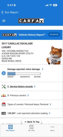 2017 Cadillac Escalade Luxury