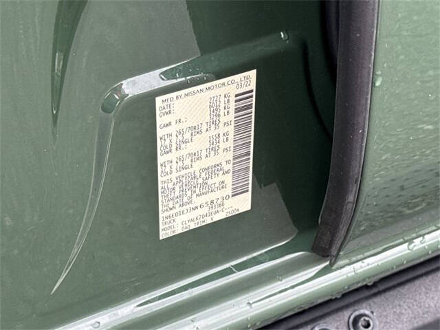 2022 Nissan Frontier PRO-X