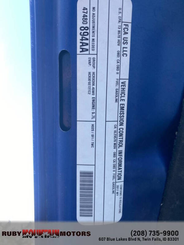 2017 RAM 3500 Tradesman