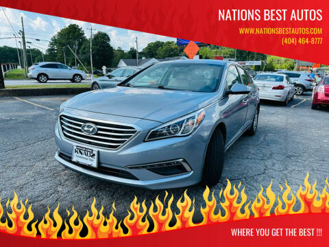 2015 Hyundai Sonata for sale at Nations Best Autos in Decatur GA