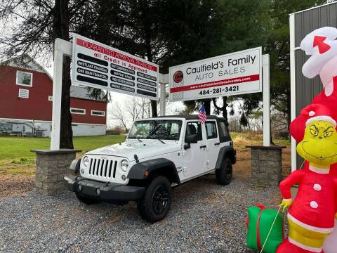 2015 Jeep Wrangler Unlimited for sale at Caulfields Family Auto Sales in Bath PA