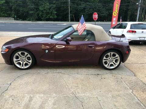 2003 BMW Z4 for sale at SAKO'S AUTO SALES AND BODY SHOP LLC in Richmond VA