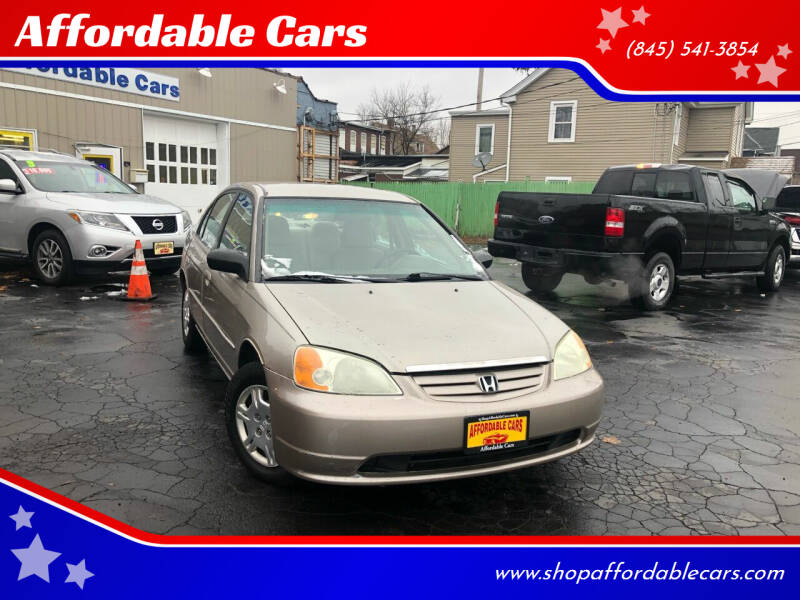 2002 Honda Civic for sale at Affordable Cars in Kingston NY