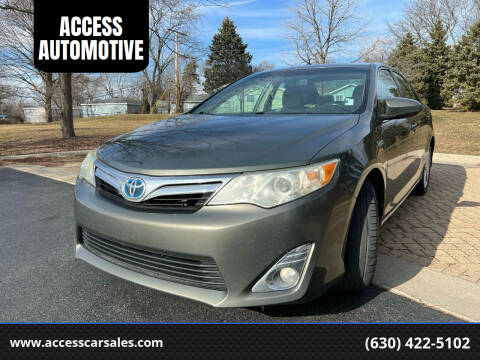 2013 Toyota Camry Hybrid for sale at ACCESS AUTOMOTIVE in Bensenville IL