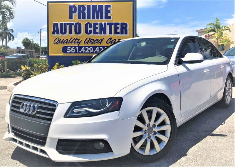 2012 Audi A4 for sale at PRIME AUTO CENTER in Palm Springs FL