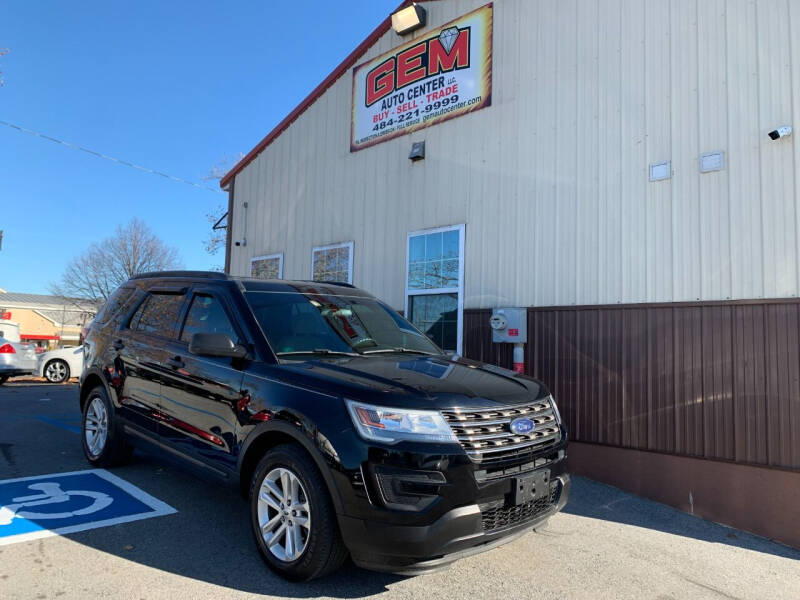 2016 Ford Explorer for sale at Gem Auto Center in Allentown PA