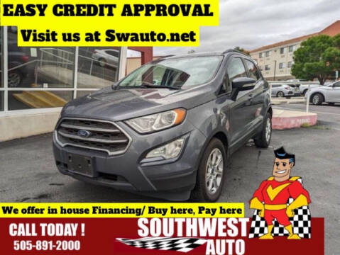 2018 Ford EcoSport for sale at SOUTHWEST AUTO in Albuquerque NM