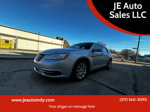 2012 Chrysler 200 for sale at JE Auto Sales LLC in Indianapolis IN