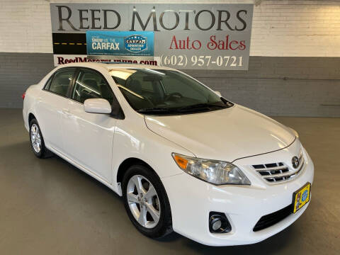 2013 Toyota Corolla for sale at REED MOTORS LLC in Phoenix AZ