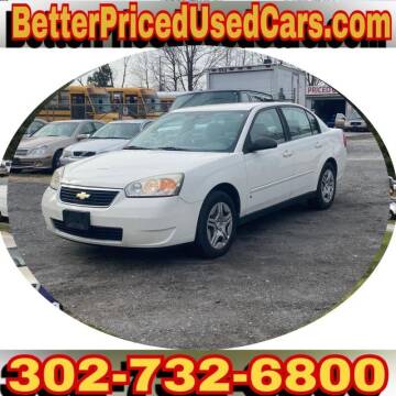 2007 Chevrolet Malibu for sale at Better Priced Used Cars in Frankford DE