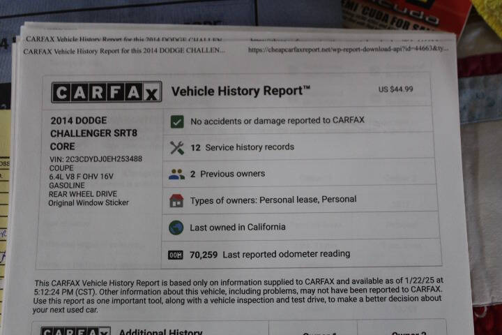 2014 Dodge Challenger SRT8 Core