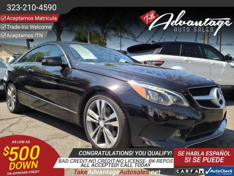 2015 Mercedes-Benz E-Class for sale at ADVANTAGE AUTO SALES INC in Bell CA