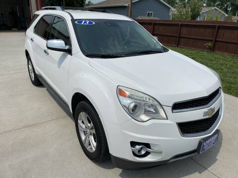 2013 Chevrolet Equinox for sale at LAKESIDE AUTO SALES in Fremont NE