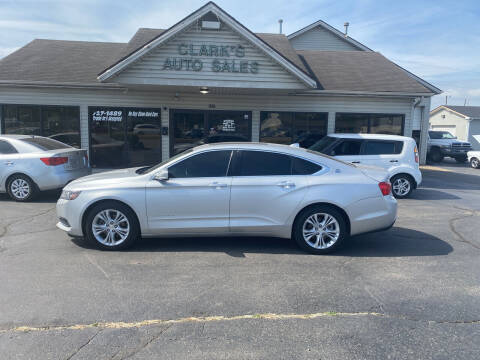 2014 Chevrolet Impala for sale at Clarks Auto Sales in Middletown OH