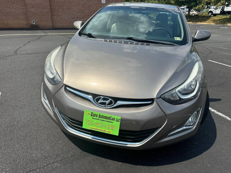 2014 Hyundai Elantra for sale at Euro Automotive LLC in Falls Church VA