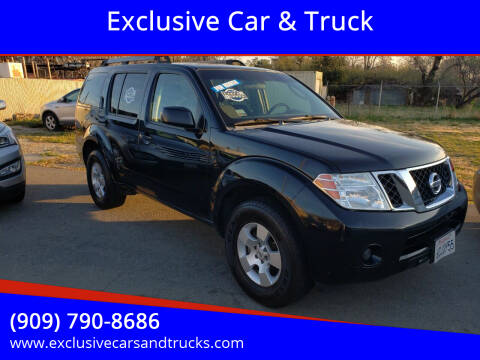 2008 Nissan Pathfinder for sale at Exclusive Car & Truck in Yucaipa CA
