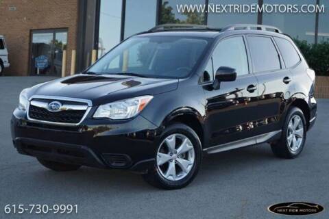 2016 Subaru Forester for sale at Next Ride Motors in Nashville TN