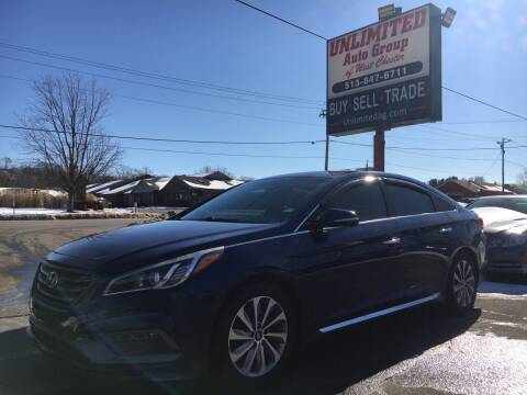 2015 Hyundai Sonata for sale at Unlimited Auto Group in West Chester OH