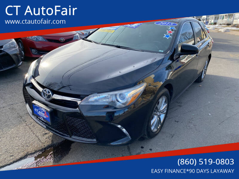 2015 Toyota Camry for sale at CT AutoFair in West Hartford CT
