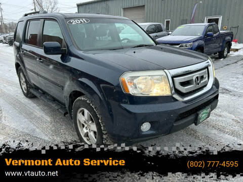 2011 Honda Pilot for sale at Vermont Auto Service in South Burlington VT