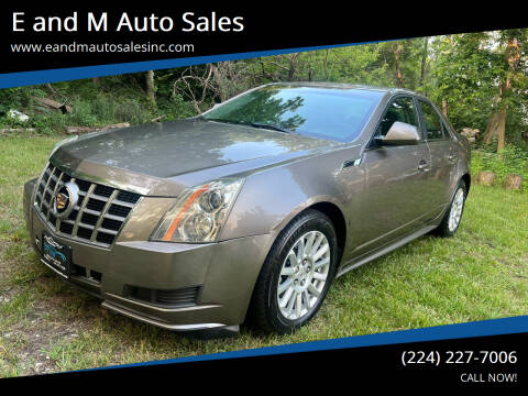 2012 Cadillac CTS for sale at E and M Auto Sales in Elgin IL