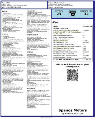 2019 MINI Hardtop 2 Door Cooper S