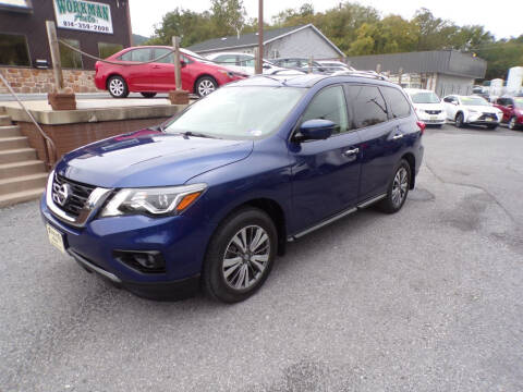 2019 Nissan Pathfinder for sale at WORKMAN AUTO INC in Bellefonte PA
