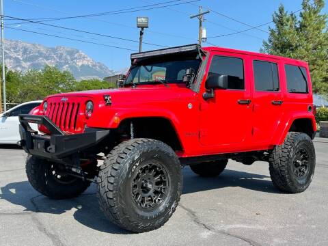 2015 Jeep Wrangler Unlimited for sale at Ultimate Auto Sales Of Orem in Orem UT