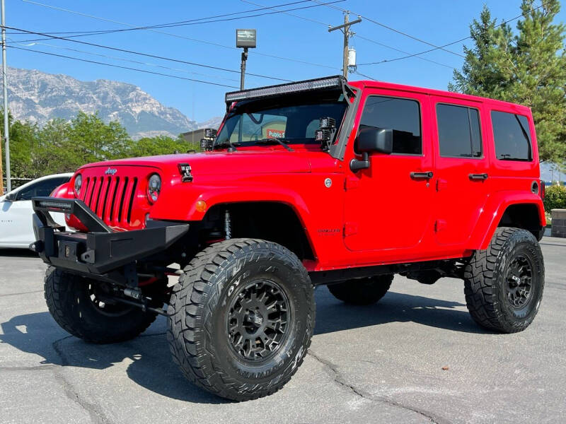 2015 Jeep Wrangler Unlimited for sale at Ultimate Auto Sales Of Orem in Orem UT