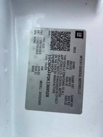 2019 Chevrolet Express 2500