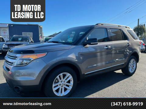 2013 Ford Explorer for sale at TD MOTOR LEASING LLC in Staten Island NY