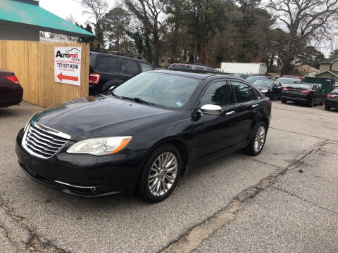 2011 Chrysler 200 for sale at AutoPro Virginia LLC in Virginia Beach VA