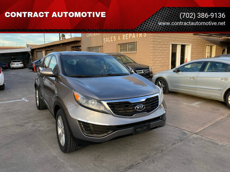 2012 Kia Sportage for sale at CONTRACT AUTOMOTIVE in Las Vegas NV