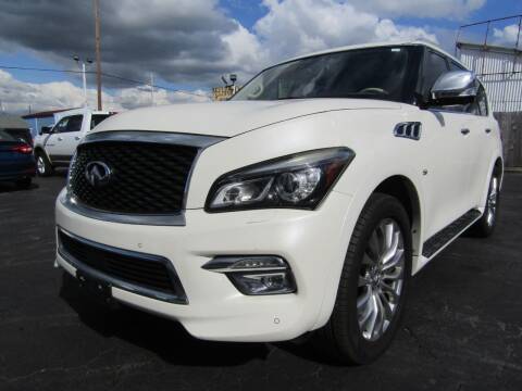 2016 Infiniti QX80 for sale at AJA AUTO SALES INC in South Houston TX