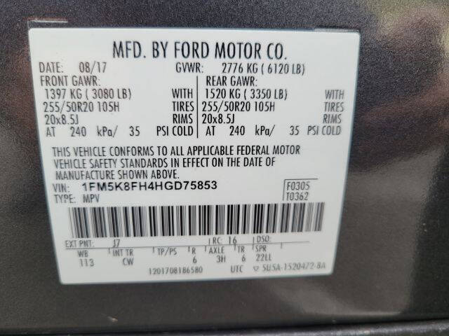 2017 Ford Explorer Limited