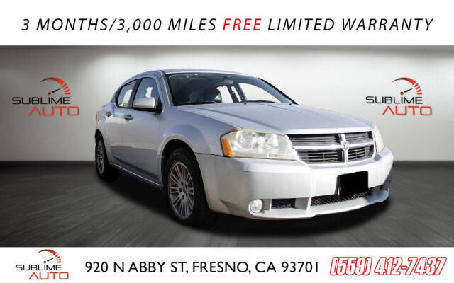 2010 Dodge Avenger for sale at SUBLIME AUTO in Fresno, CA