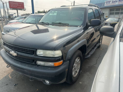 2003 Chevrolet Tahoe for sale at TTT Auto Sales in Spokane WA