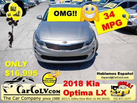 2018 Kia Optima for sale at The Car Company in Las Vegas NV