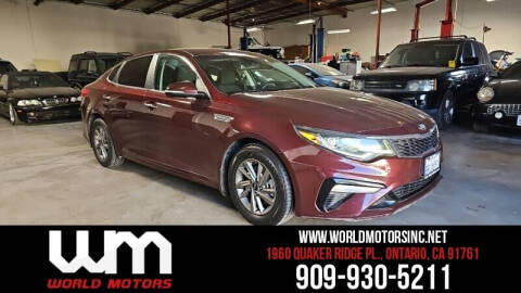 2020 Kia Optima for sale at World Motors INC in Ontario CA