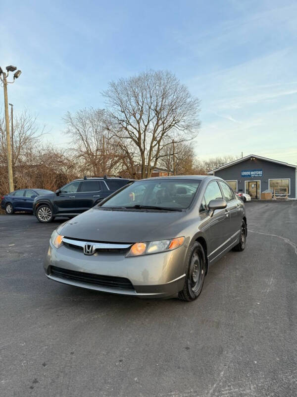 2008 Honda Civic for sale at Logos Motors Inc in Lawrence IN