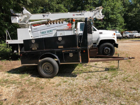 Skirted Flatbed Single Axle Trailer