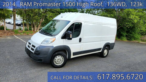 2014 RAM ProMaster for sale at Carlot Express in Stow MA