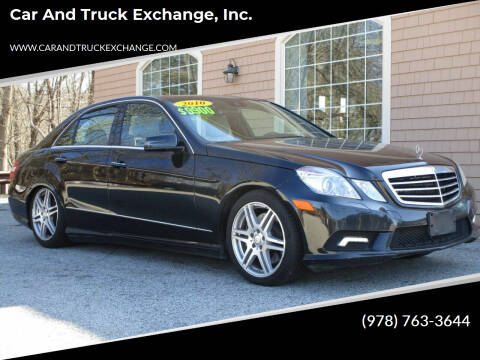 2010 Mercedes-Benz E-Class for sale at Car and Truck Exchange, Inc. in Rowley MA
