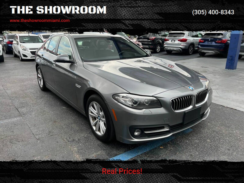 2016 BMW 5 Series for sale at THE SHOWROOM in Miami FL