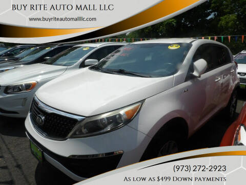 2016 Kia Sportage for sale at BUY RITE AUTO MALL LLC in Garfield NJ