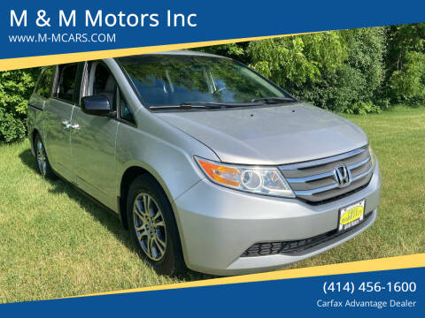 2012 Honda Odyssey for sale at M & M Motors Inc in West Allis WI